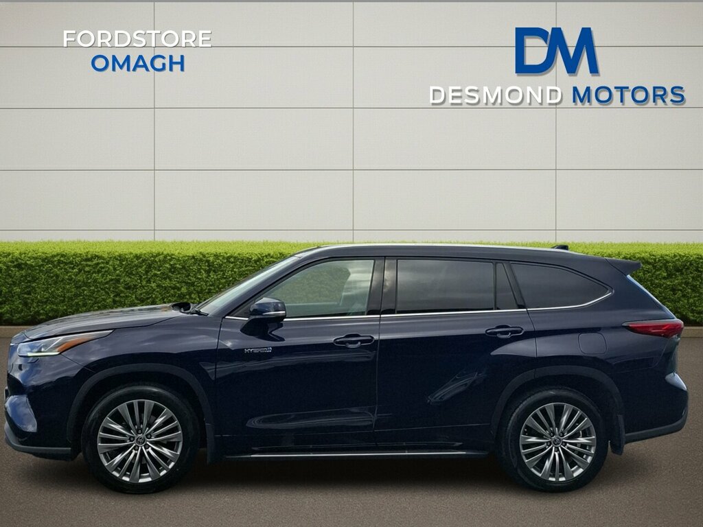 Toyota Highlander Excel Hev Cvt Blue #4