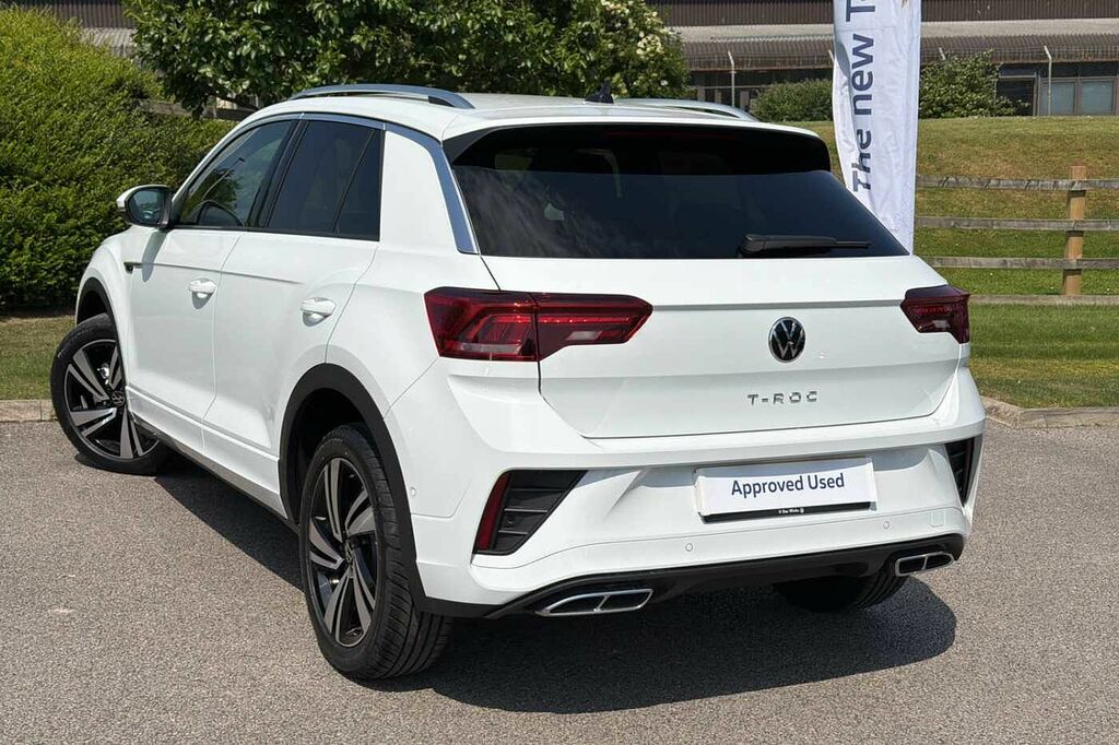Volkswagen T-Roc 1.5 Tsi R-line YY26NFZ White #3