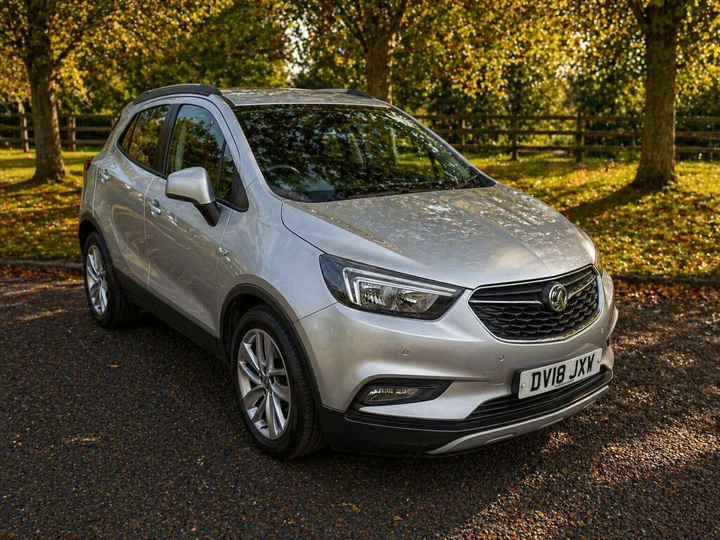 Vauxhall Mokka X Suv 1.4I Turbo Ecotec Design Nav Euro 6 Ss DV18JXW Silver #2