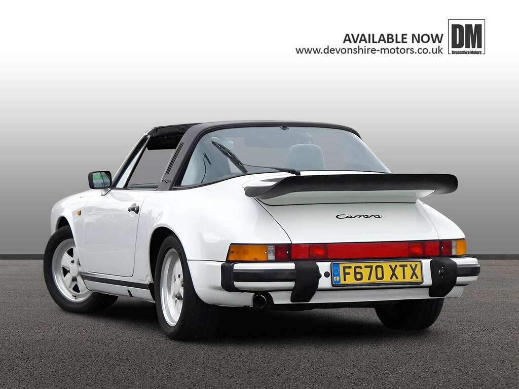 Porsche 911 Carrera Sport Targa White #5