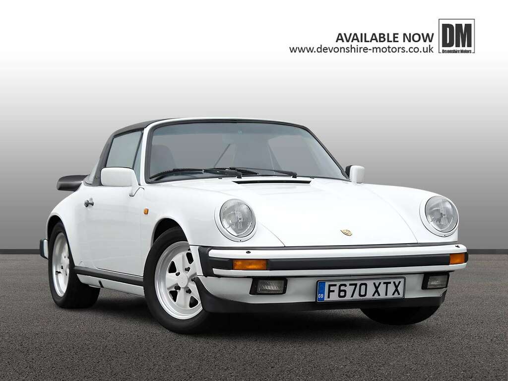 Porsche 911 Carrera Sport Targa White #4