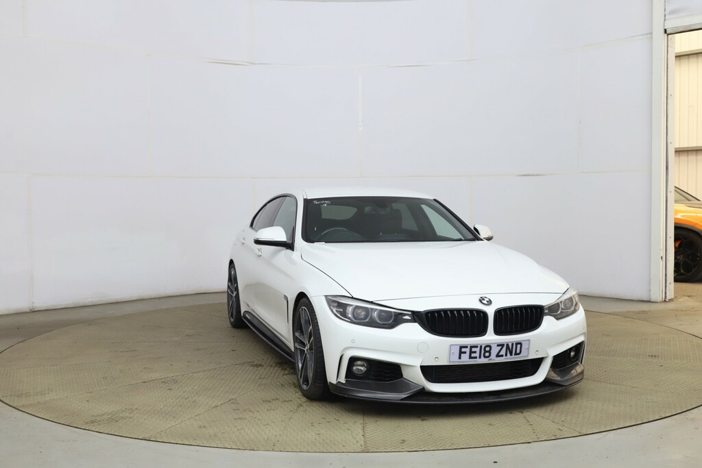 BMW 4 Series Gran Coupe Hatchback 3.0 435D Xdrive M Sport Gran Coupe 2018 White