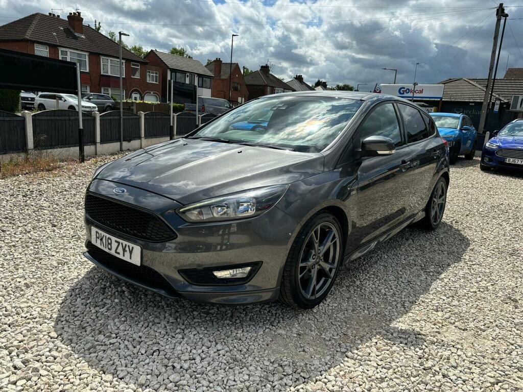 Ford Focus Hatchback 1.0T Ecoboost St-line X Euro 6 Ss PK18ZYY Grey #2