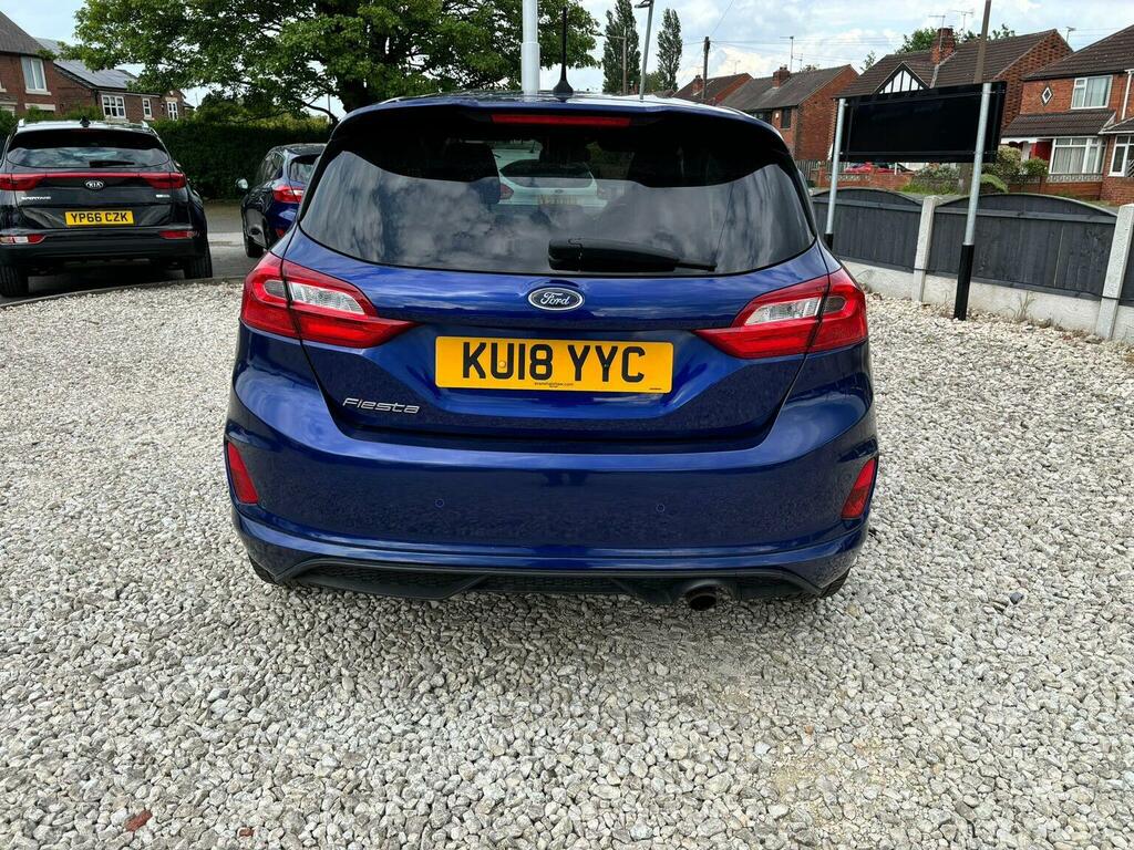 Ford Fiesta Hatchback 1.0T Ecoboost St-line Euro 6 Ss KU18YYC Blue #6