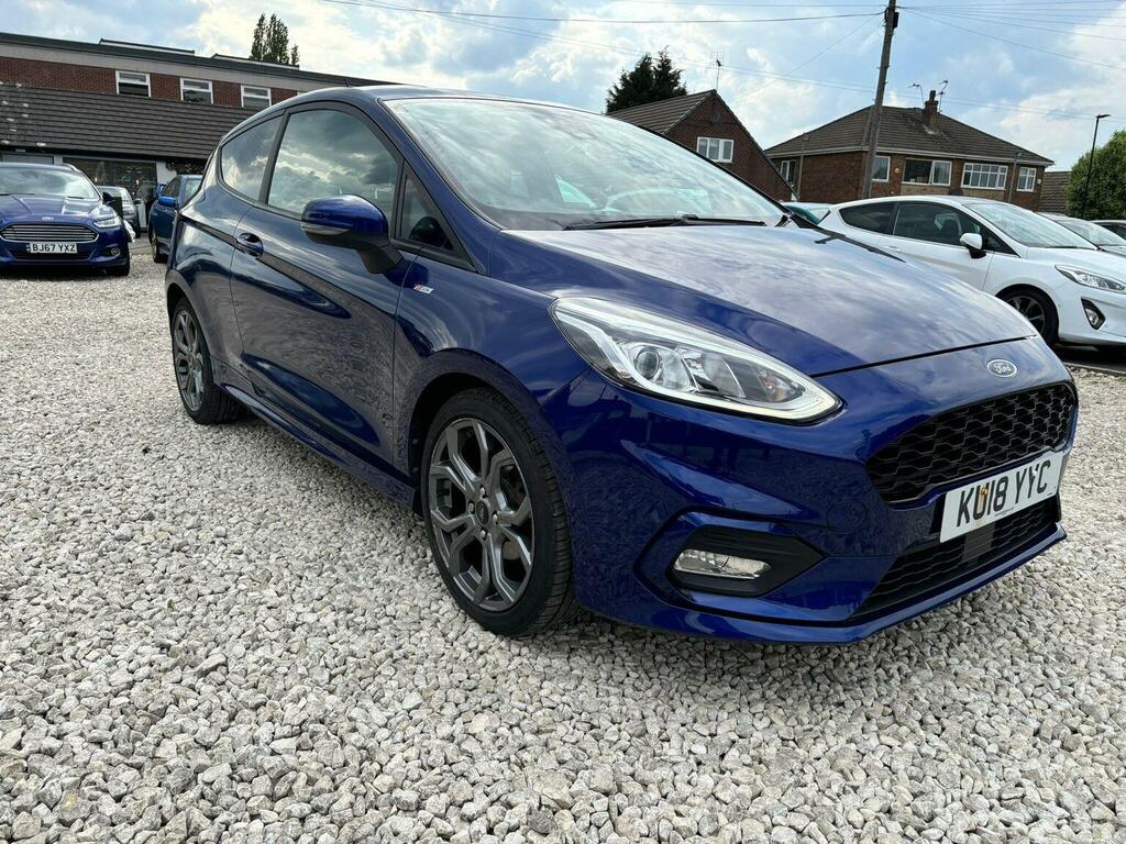 Ford Fiesta Hatchback 1.0T Ecoboost St-line Euro 6 Ss Blue
