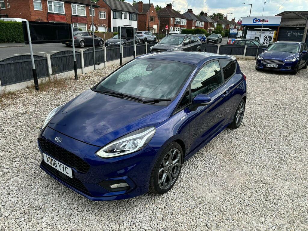 Ford Fiesta Hatchback 1.0T Ecoboost St-line Euro 6 Ss KU18YYC Blue #5