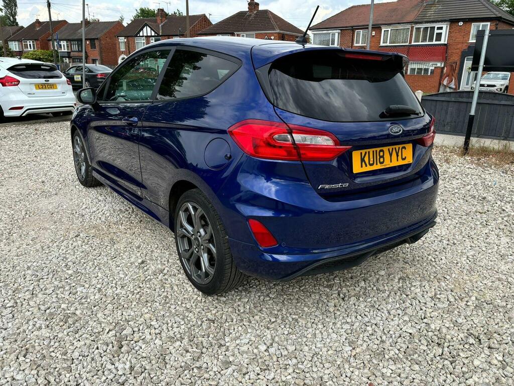 Ford Fiesta Hatchback 1.0T Ecoboost St-line Euro 6 Ss KU18YYC Blue #3