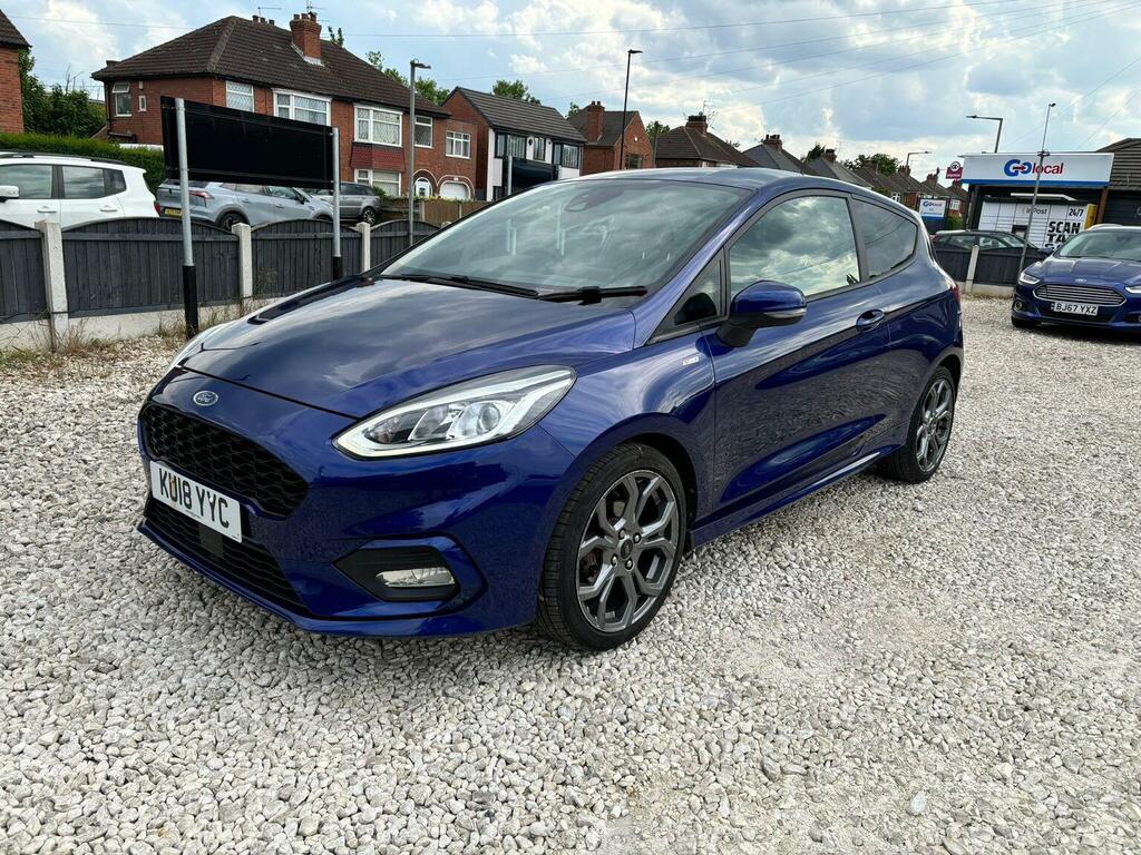 Ford Fiesta Hatchback 1.0T Ecoboost St-line Euro 6 Ss KU18YYC Blue #2