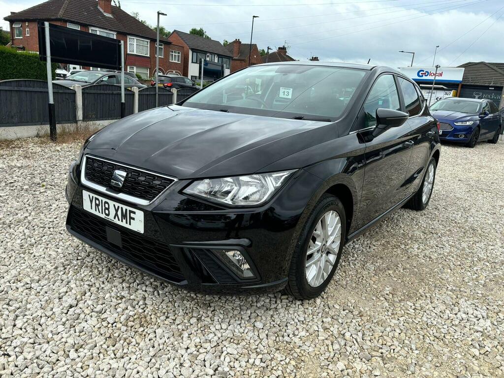 Seat Ibiza Hatchback 1.0 Mpi Se Design Euro 6 Ss 2018 YR18XMF Black #2