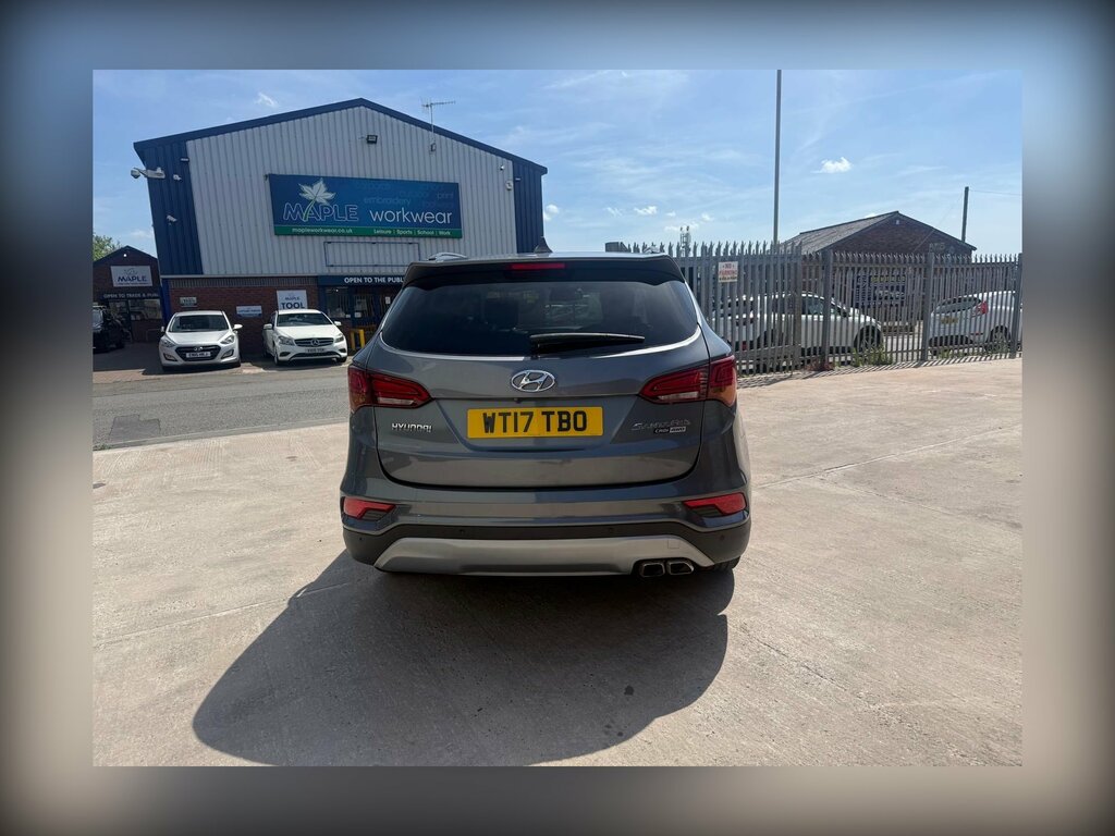 Hyundai Santa Fe 2.2 Crdi Blue Drive Endurance Edition Suv Dies WT17TBO Silver #3