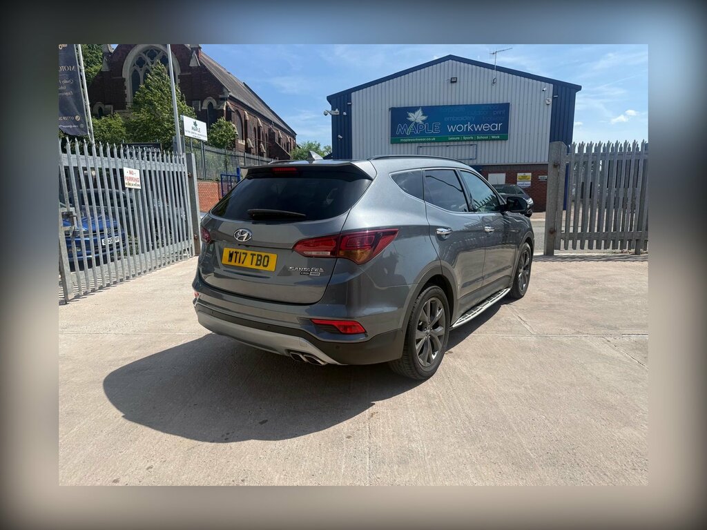 Hyundai Santa Fe 2.2 Crdi Blue Drive Endurance Edition Suv Dies WT17TBO Silver #2