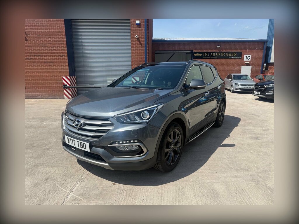 Hyundai Santa Fe 2.2 Crdi Blue Drive Endurance Edition Suv Dies WT17TBO Silver #6