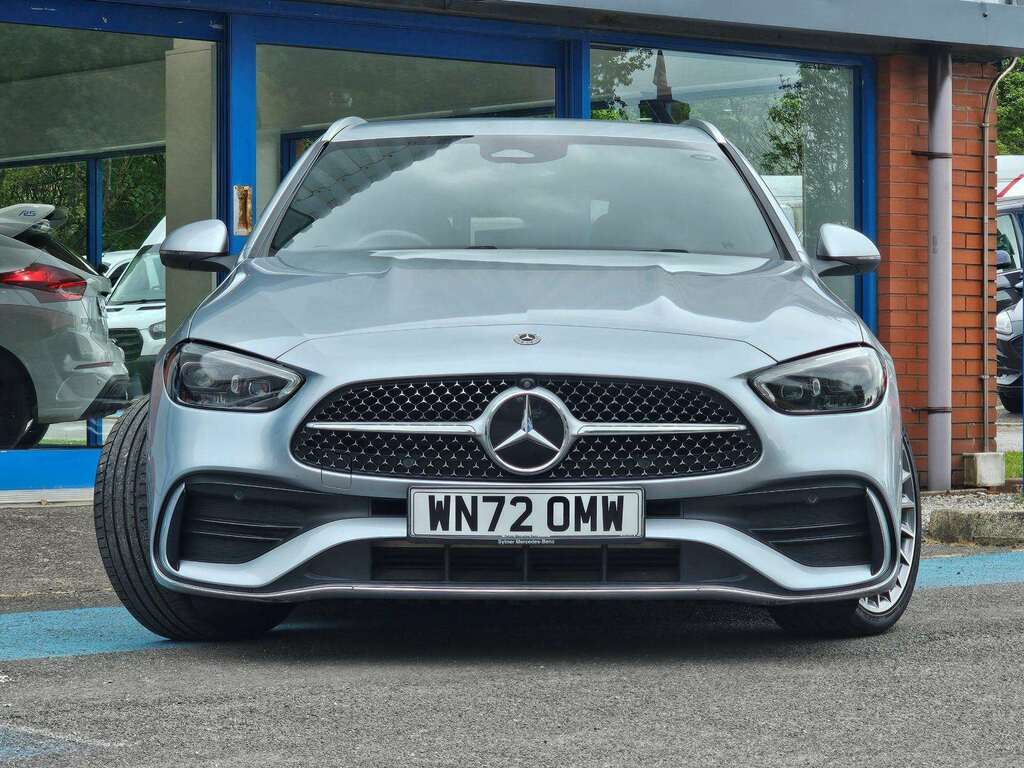 Mercedes-Benz C Class 200 Amg Line Premium Mh WN72OMW Silver #2