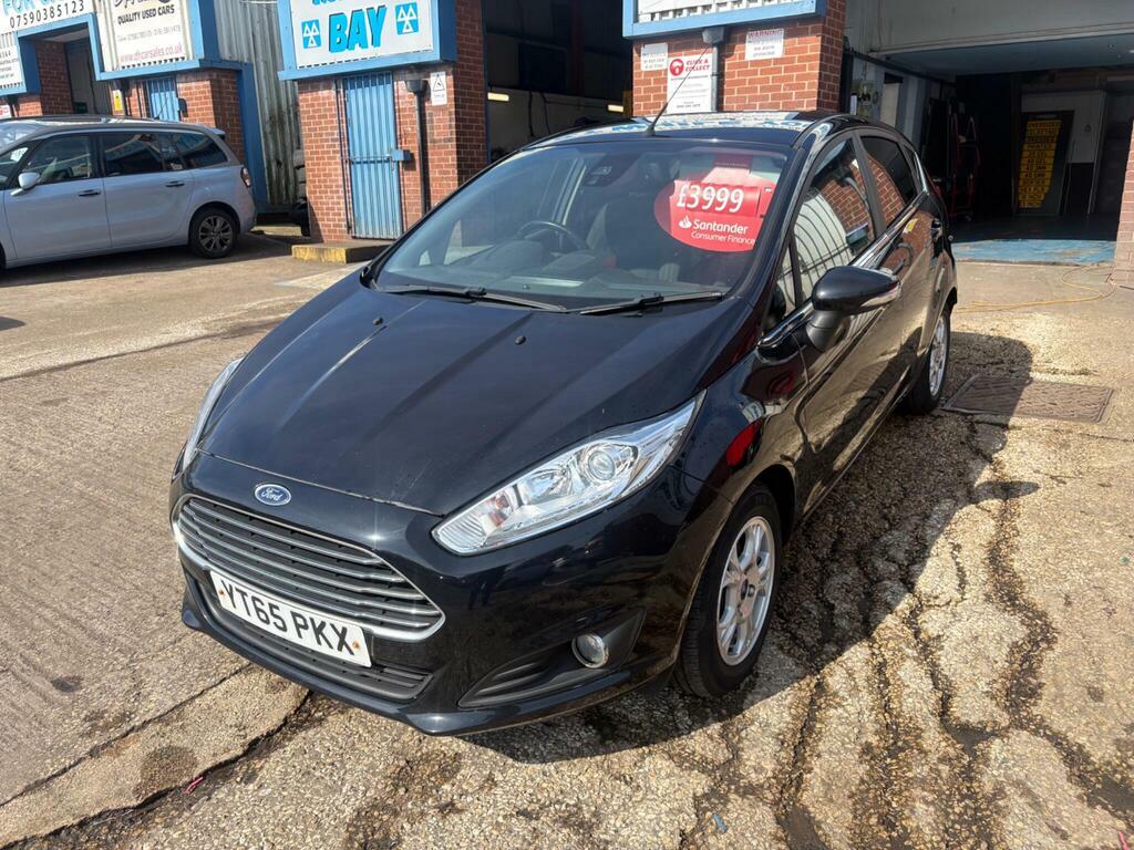Ford Fiesta 1.5 Tdci Econetic Titanium Euro 6 S S YT65PKX Black #3