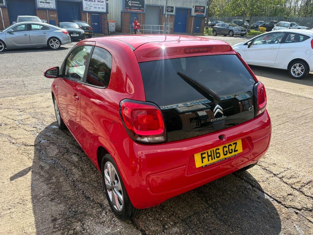 Citroen C1 1.2 Puretech Flair Euro 6 FH16GGZ Red #4