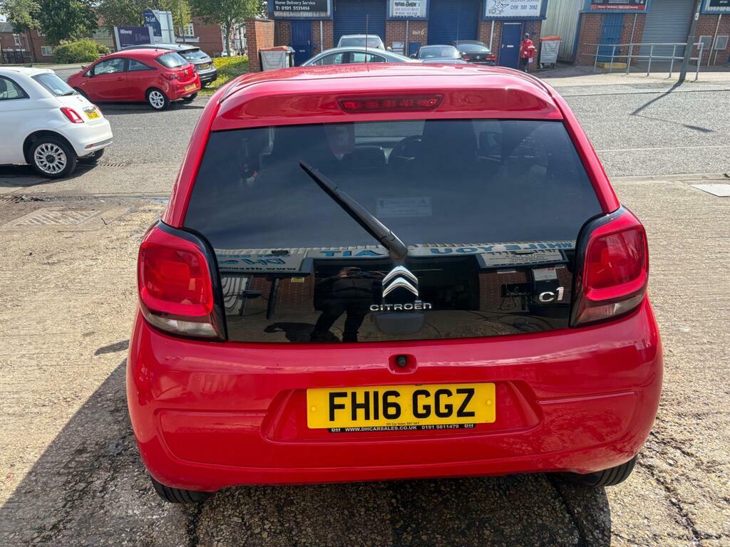 Citroen C1 1.2 Puretech Flair Euro 6 FH16GGZ Red #5