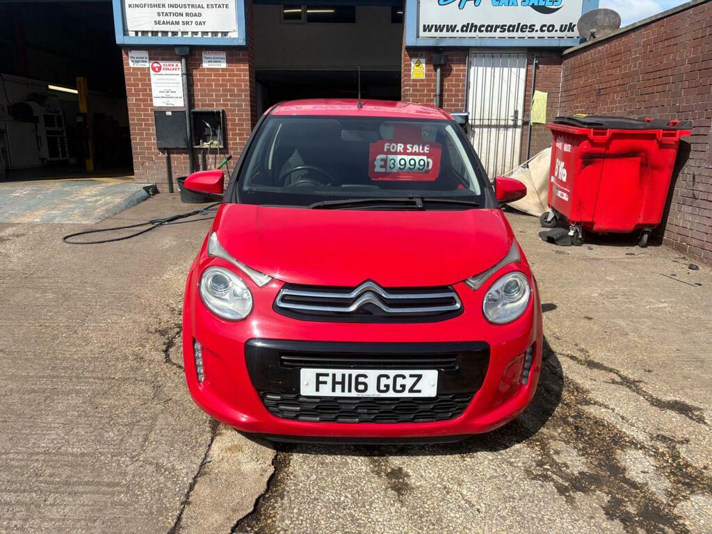 Citroen C1 1.2 Puretech Flair Euro 6 FH16GGZ Red #2