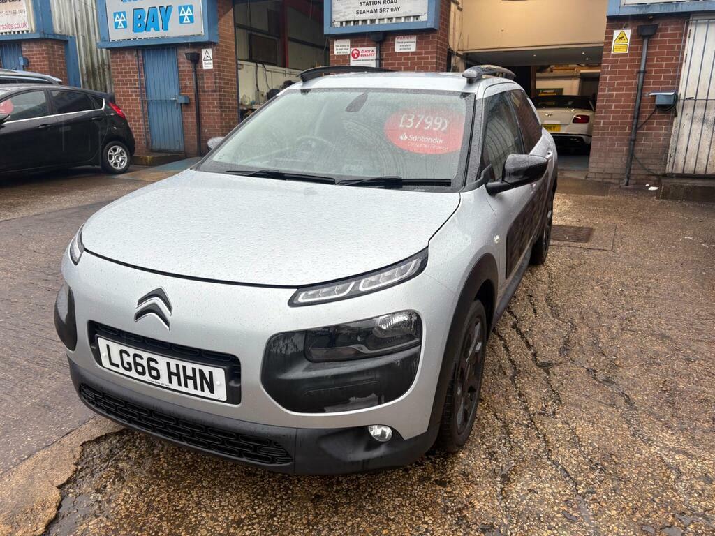 Citroen C4 Cactus 1.6 Bluehdi Flair Euro 6 LG66HHN Silver #3