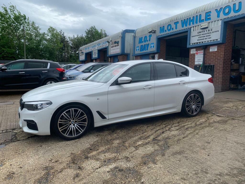 BMW 5 Series 3.0 530D M Sport Euro 6 S S White #4