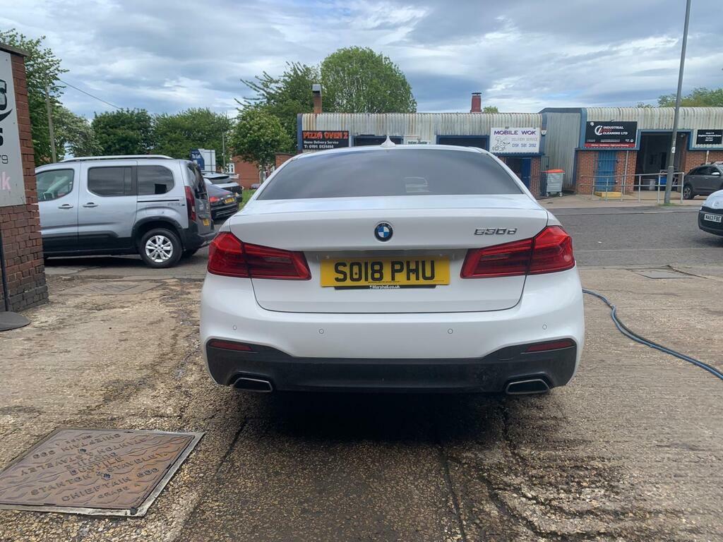 BMW 5 Series 3.0 530D M Sport Euro 6 S S White #6