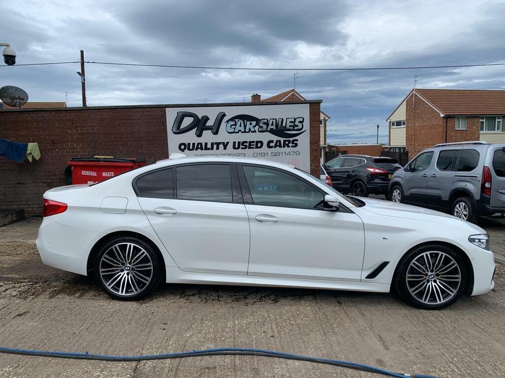 BMW 5 Series 3.0 530D M Sport Euro 6 S S White #2