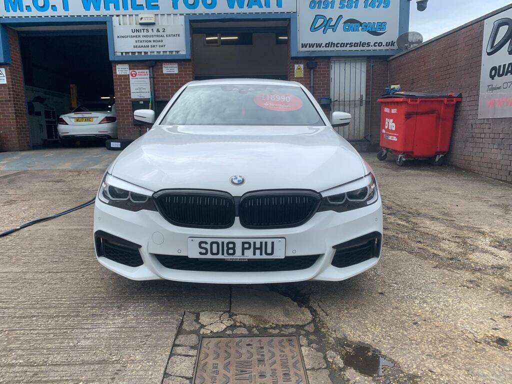 BMW 5 Series 3.0 530D M Sport Euro 6 S S White #3