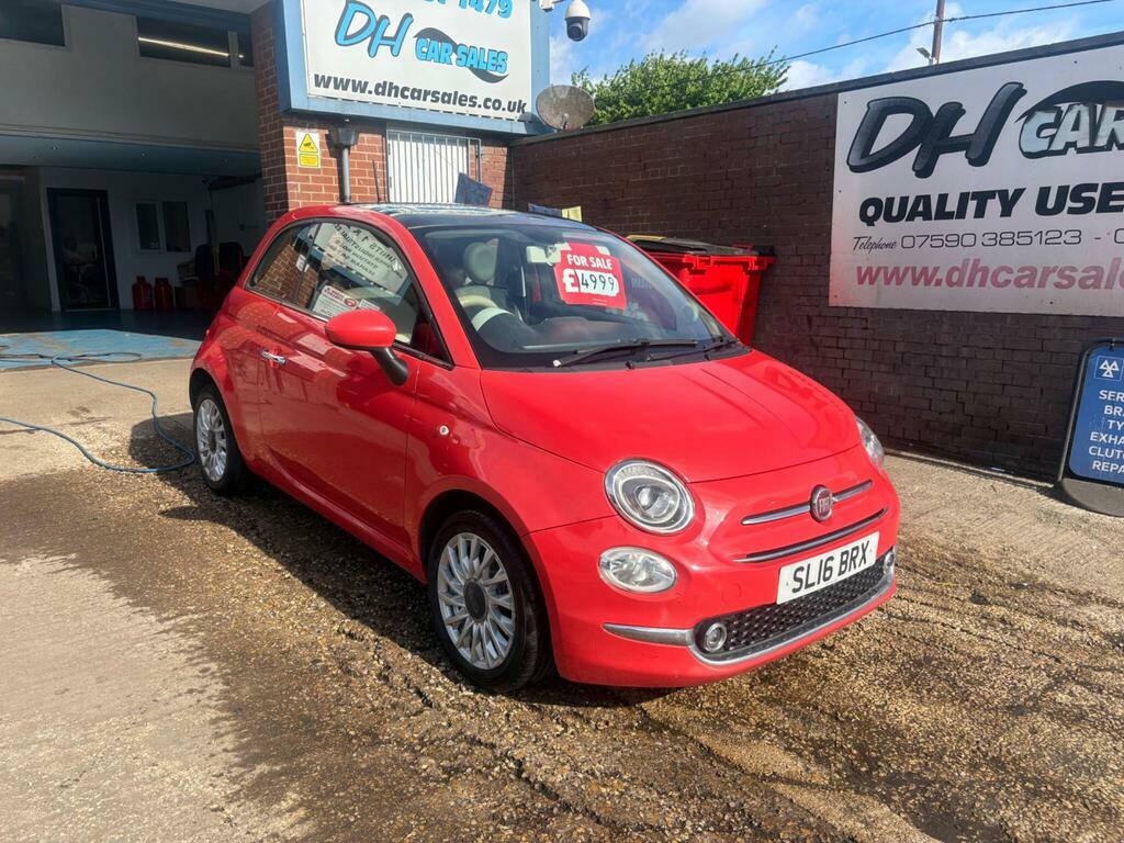 Fiat 500 1.2 Lounge Euro 6 S S Pink