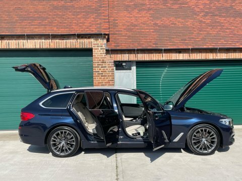 BMW 5 Series 2.0 520D Se YS17OXR Blue #3