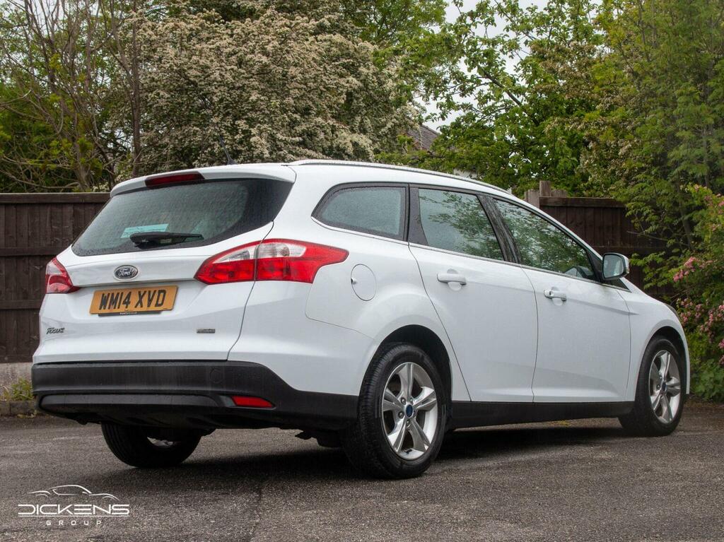 Ford Focus Estate 1.6 Tdci Econetic Zetec Euro 5 Ss 2 WM14XVD White #6