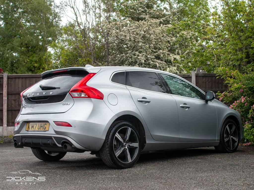 Volvo V40 Hatchback 2.0 D3 R-design Nav Plus Euro 6 Ss KV17UHG Silver #6