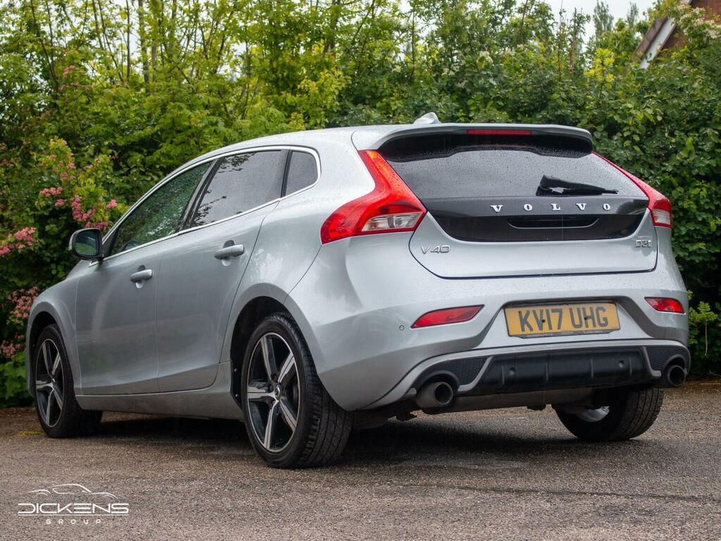 Volvo V40 Hatchback 2.0 D3 R-design Nav Plus Euro 6 Ss KV17UHG Silver #4