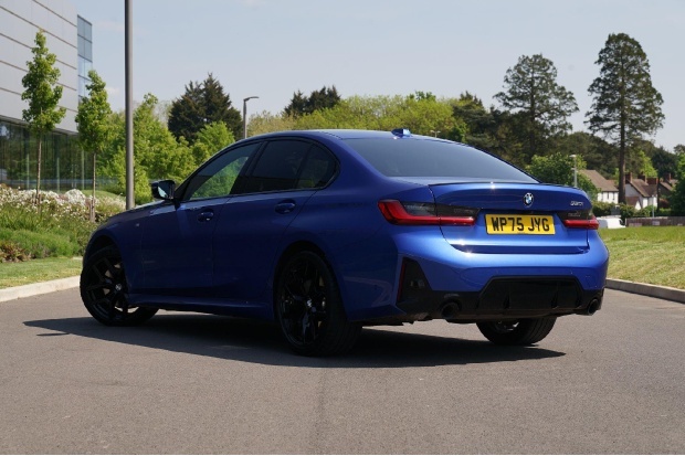 BMW 3 Series 320I M Sport Euro 6 WP75JYG Blue #3