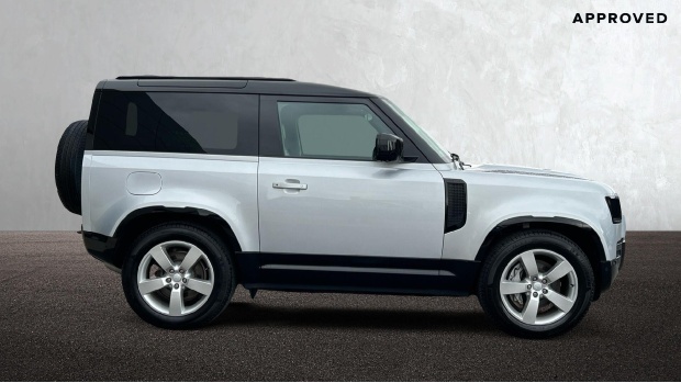 Land Rover Defender 90 D300 Mhev X-dynamic Hse Euro 6 KJ24URP Silver #5
