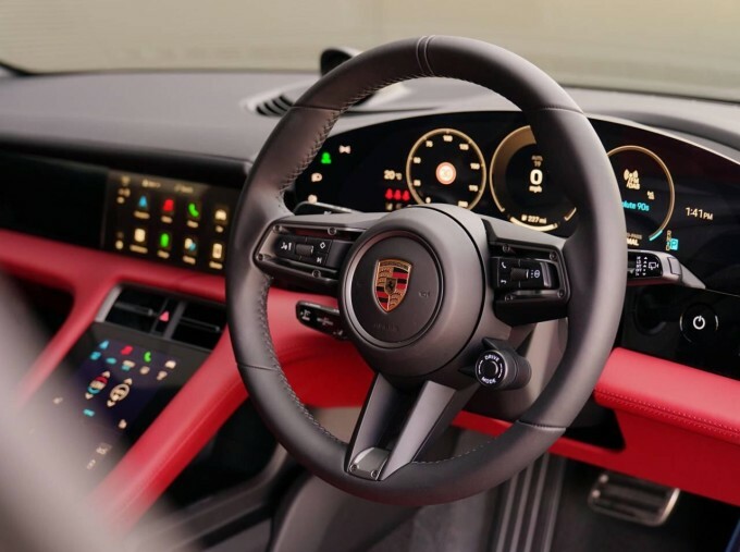 Porsche Taycan Performance 89Kwh 4S Sport Turismo 11Kw Charger CK75NRJ Black #4