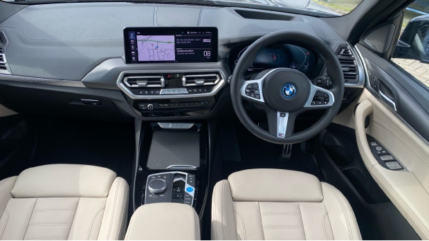 BMW iX3 80Kwh M Sport Pro Blue #4