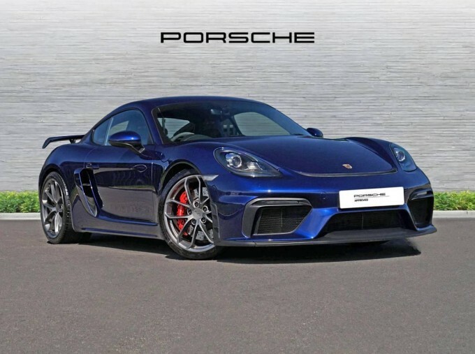Porsche 718 Cayman Gt4 Euro 6 Blue