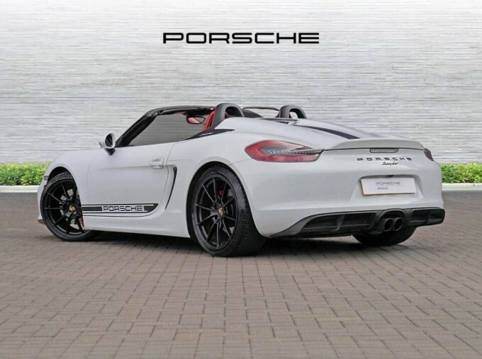 Porsche Boxster 981 Spyder Euro 6 White #2