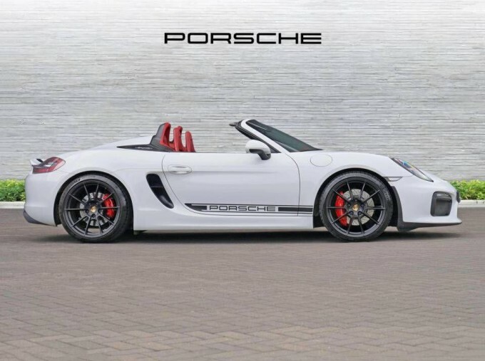 Porsche Boxster 981 Spyder Euro 6 White #3