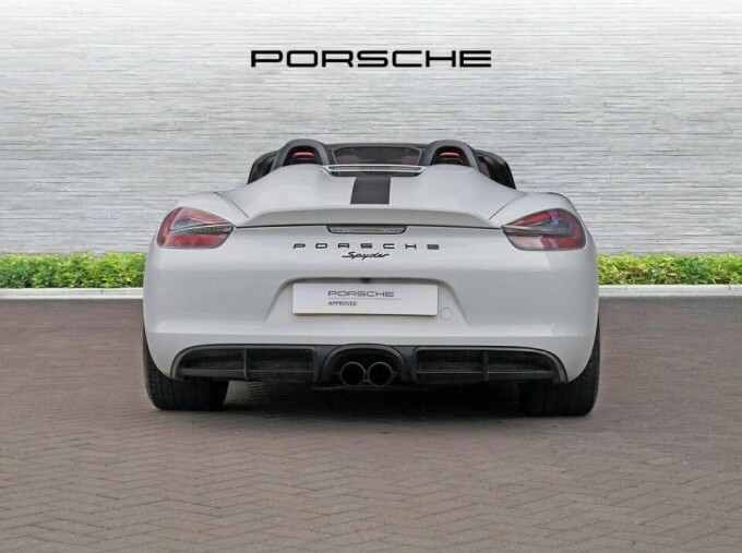 Porsche Boxster 981 Spyder Euro 6 White #5