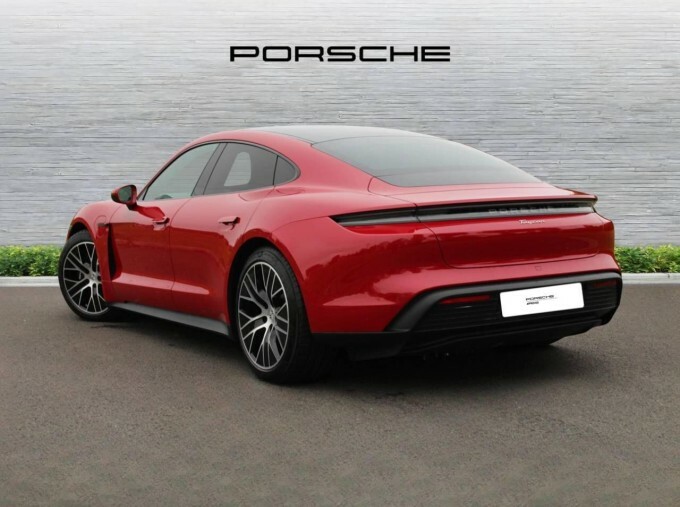 Porsche Taycan Performance Plus 105Kwh Rwd 11Kw Charger WX26UYS Red #2