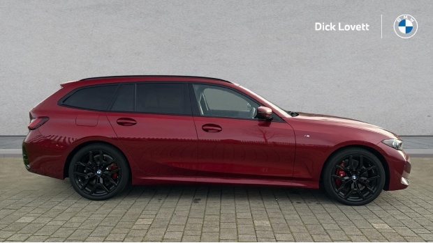 BMW 3 Series 320I M Sport Touring Euro 6 WO75OTL Red #3