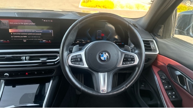 BMW 3 Series 320I M Sport Touring Euro 6 WM72PRV Blue #5