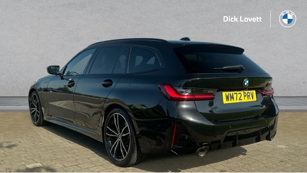 BMW 3 Series 320I M Sport Touring Euro 6 WM72PRV Blue #2