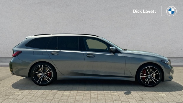 BMW 3 Series 320I M Sport Touring Euro 6 HF72GGJ Grey #3