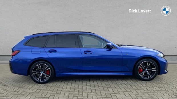 BMW 3 Series 320I M Sport Touring Euro 6 WO75OJM Blue #3