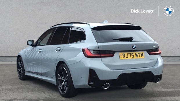 BMW 3 Series 320I M Sport Touring Euro 6 RJ75WTM Grey #2