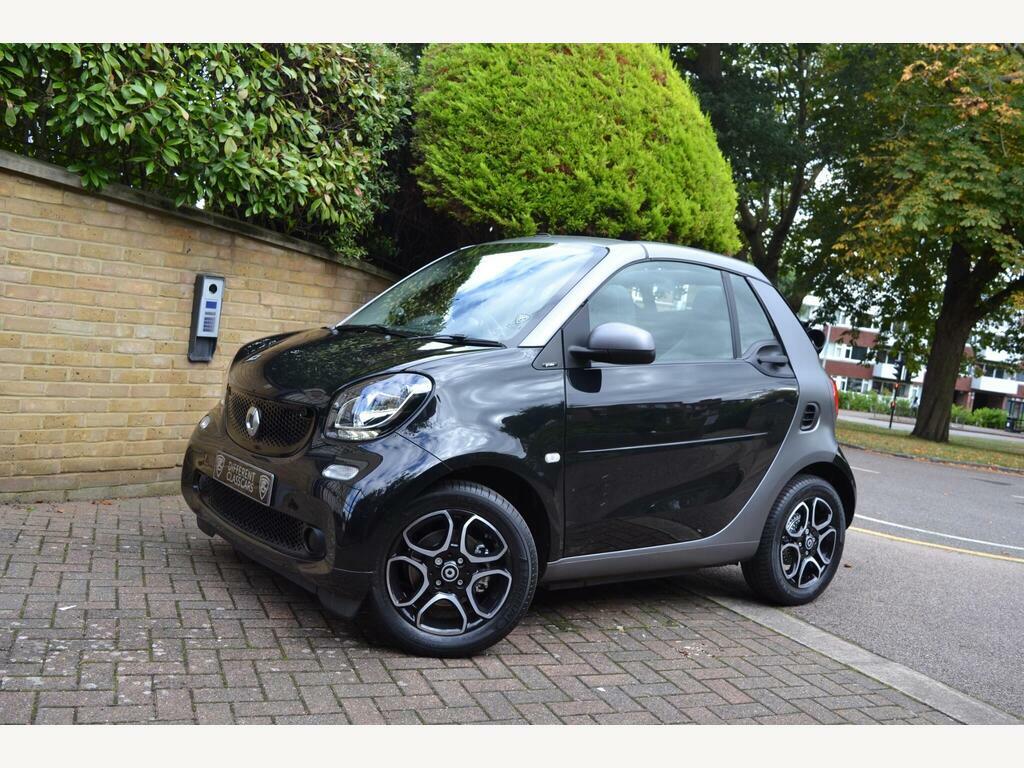 Smart Fortwo Cabrio 1.0 Prime Premium Cabriolet Twinamic Euro 6 S S Black
