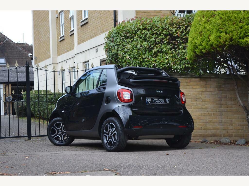 Smart Fortwo Cabrio 1.0 Prime Premium Cabriolet Twinamic Euro 6 S S Black #2