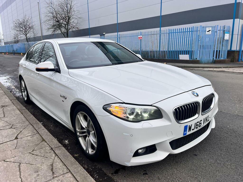 BMW 5 Series 2.0 520D M Sport Euro 6 S S White