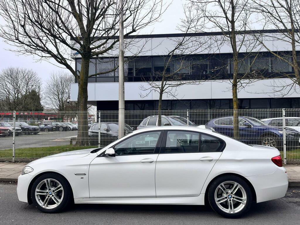 BMW 5 Series 2.0 520D M Sport Euro 6 S S WJ66VKL White #6